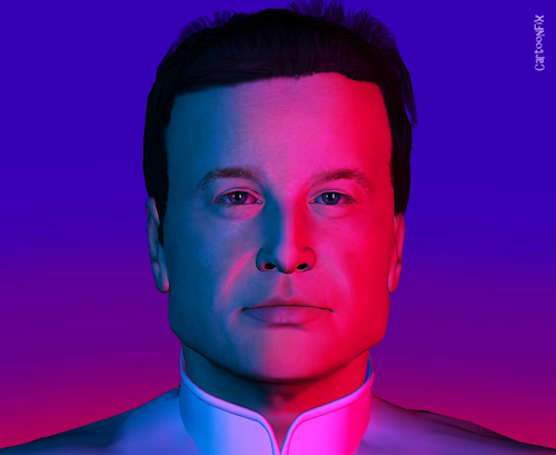 Cartoon: Elon Musk (medium) by Cartoonfix tagged portrait,illustration,elon,musk