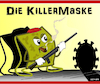 Cartoon: Die Killermaske (small) by Cartoonfix tagged gesichtsmaske,mundschutz,corona,pandemie