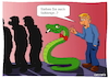 Cartoon: Die Warteschlange (small) by Cartoonfix tagged warteschlange,corona,virus,einkaufen