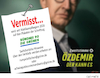 Cartoon: Vermisst... (small) by Cartoonfix tagged wahlplakat,schriftzug,bündnis,90,die,grünen,fehlt