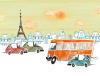 Cartoon: Travel bus (small) by agataraczynska tagged agata,raczynska