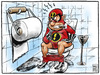 Cartoon: el otro lado de los superpoderes (small) by Wadalupe tagged superheroe fastidio paciencia