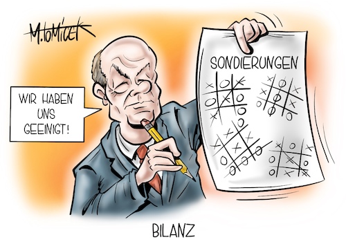 Cartoon: Bilanz (medium) by Mirco Tomicek tagged sondierungen,sondierung,einigung,bilanz,spd,olaf,scholz,fdp,grüne,ampel,ampelkoalition,koalition,koalitionsgespräche,gespräche,verhandlungen,verhandlung,bilanzpapier,regierung,regierungsbildung,cartoon,karikatur,pressekarikatur,mirco,tomicek,sondierungen,sondierung,einigung,bilanz,spd,olaf,scholz,fdp,grüne,ampel,ampelkoalition,koalition,koalitionsgespräche,gespräche,verhandlungen,verhandlung,bilanzpapier,regierung,regierungsbildung,cartoon,karikatur,pressekarikatur,mirco,tomicek