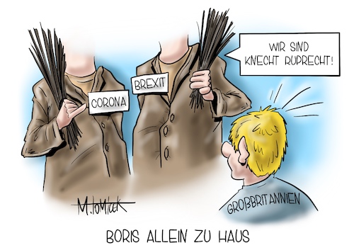 Boris allein zu Haus