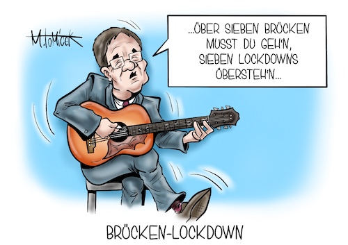 Cartoon: Brücken-Lockdown (medium) by Mirco Tomicek tagged armin,laschet,brückenlockdown,brücken,lockdown,brücke,überbrücken,lockdowns,shutdown,vorschlag,ministerrunde,cdu,csu,union,vorsitzender,kanzlerkandidat,kanzlerfrage,kanzleramt,frage,corona,covid19,pandemie,virus,impfungen,ostern,nachdenken,peter,maffay,gitarre,cartoon,karikatur,pressekarikatur,mirco,tomicek,armin,laschet,brückenlockdown,brücken,lockdown,brücke,überbrücken,lockdowns,shutdown,vorschlag,ministerrunde,cdu,csu,union,vorsitzender,kanzlerkandidat,kanzlerfrage,kanzleramt,frage,corona,covid19,pandemie,virus,impfungen,ostern,nachdenken,peter,maffay,gitarre,cartoon,karikatur,pressekarikatur,mirco,tomicek