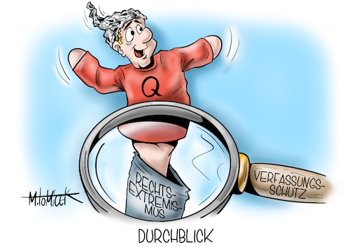 Cartoon: Durchblick (medium) by Mirco Tomicek tagged querdenker,querdenken,bewegung,corona,leugner,bundesverfassungsschutz,bundesamt,für,verfassungsschutz,gruppen,rechts,rechtsextremismus,rechtsextremisten,reichsbürger,rechtsextrem,querbewegung,alu,aluhelm,aluhüte,hut,verschwörungstheoretiker,verschwörung,leugnen,cartoon,karikatur,pressekarikatur,mirco,tomicek,querdenker,querdenken,bewegung,corona,leugner,bundesverfassungsschutz,bundesamt,für,verfassungsschutz,gruppen,rechts,rechtsextremismus,rechtsextremisten,reichsbürger,rechtsextrem,querbewegung,alu,aluhelm,aluhüte,hut,verschwörungstheoretiker,verschwörung,leugnen,cartoon,karikatur,pressekarikatur,mirco,tomicek