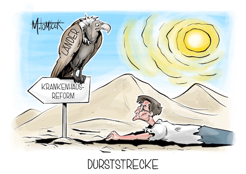 Cartoon: Durststrecke (medium) by Mirco Tomicek tagged karl,lauterbach,krankenhausreform,krankenhaus,reform,krankenhäuser,kliniken,klinikreform,reformen,ärzte,arzt,klinik,finanzen,geld,gesundheit,cartoon,karikatur,pressekarikatur,mirco,tomicek,karl,lauterbach,krankenhausreform,krankenhaus,reform,krankenhäuser,kliniken,klinikreform,reformen,ärzte,arzt,klinik,finanzen,geld,gesundheit,cartoon,karikatur,pressekarikatur,mirco,tomicek