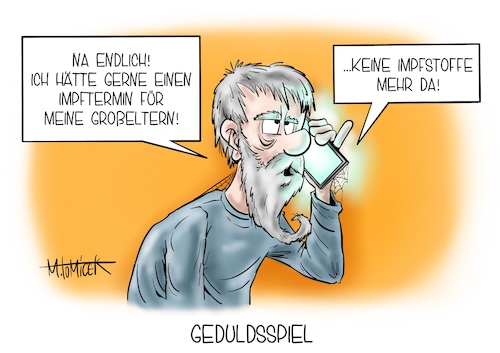 Cartoon: Geduldsspiel (medium) by Mirco Tomicek tagged impf,termin,impftermin,vergabe,nrw,webseite,hotlines,telefon,start,impfstart,starten,impfen,impfstoffe,impfungen,spritzen,geduldsspiel,über,80,jahre,jährige,risikogruppe,terminvergabe,termine,corona,covid19,virus,viren,pandemie,lockdown,shutdown,ätzte,medizin,impfkampagne,impfgegner,impfzentren,cartoon,karikatur,pressekarikatur,mirco,tomicek,impf,termin,impftermin,vergabe,nrw,webseite,hotlines,telefon,start,impfstart,starten,impfen,impfstoffe,impfungen,spritzen,geduldsspiel,über,80,jahre,jährige,risikogruppe,terminvergabe,termine,corona,covid19,virus,viren,pandemie,lockdown,shutdown,ätzte,medizin,impfkampagne,impfgegner,impfzentren,cartoon,karikatur,pressekarikatur,mirco,tomicek