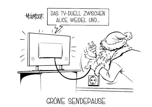 Grüne Sendepause