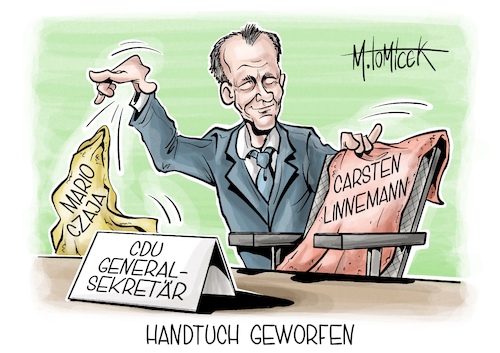 Handtuch geworfen