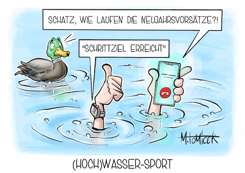 Hochwasser-Sport