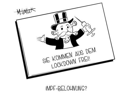 Cartoon: Impf-Belohnung? (medium) by Mirco Tomicek tagged corona,covid19,impfung,impfe,impfungen,geimpft,impfkampagne,kampagne,belohnung,belohnungen,jens,spahn,gesundheit,gesundheitsminister,sonder,sonderrechte,sonderrecht,immun,rechte,lockdown,lock,down,shutdown,risiko,risikogruppe,quer,querdenker,virus,viren,fallzahl,infiziert,ansteckung,ansteckungsgefahr,monopoly,guy,gefängnisfrei,cartoon,karikatur,pressekarikatur,mirco,tomicek,corona,covid19,impfung,impfe,impfungen,geimpft,impfkampagne,kampagne,belohnung,belohnungen,jens,spahn,gesundheit,gesundheitsminister,sonder,sonderrechte,sonderrecht,immun,rechte,lockdown,lock,down,shutdown,risiko,risikogruppe,quer,querdenker,virus,viren,fallzahl,infiziert,ansteckung,ansteckungsgefahr,monopoly,guy,gefängnisfrei,cartoon,karikatur,pressekarikatur,mirco,tomicek