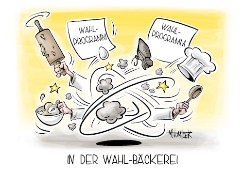 Cartoon: In der Wahl-Bäckerei (medium) by Mirco Tomicek tagged wahlprogramme,wahlprogramm,wahl,wahlen,neuwahlen,neuwahl,spd,grüne,union,cdu,csu,weihnachtsbäckerei,karikatur,pressekarikatur,cartoon,mirco,tomicek,wahlprogramme,wahlprogramm,wahl,wahlen,neuwahlen,neuwahl,spd,grüne,union,cdu,csu,weihnachtsbäckerei,karikatur,pressekarikatur,cartoon,mirco,tomicek