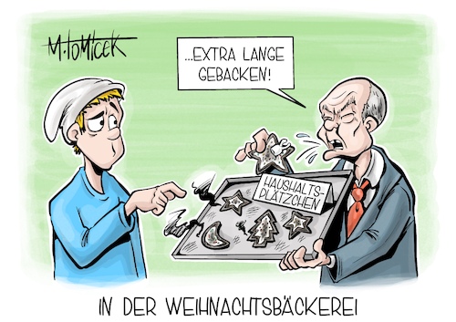 Cartoon: In der Weihnachtsbäckerei (medium) by Mirco Tomicek tagged ampel,koalition,ampelregierung,regierung,bundeshaushalt,haushalt,haushaltssperre,notbremse,finanzen,scholz,ampelkoalition,weihnachten,weihnachtsbäckerei,cartoon,karikatur,pressekarikatur,mirco,tomicek,ampel,koalition,ampelregierung,regierung,bundeshaushalt,haushalt,haushaltssperre,notbremse,finanzen,scholz,ampelkoalition,weihnachten,weihnachtsbäckerei,cartoon,karikatur,pressekarikatur,mirco,tomicek