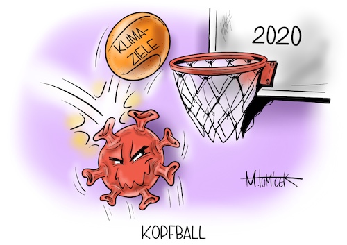 Cartoon: Kopfball (medium) by Mirco Tomicek tagged klimabilanz,klimaziele,klima,ziel,ziele,2020,emission,klimaschutz,klimaschutzziele,umweltbundesamt,klimaschutzgesetz,co2,austoß,treibhausgase,treibhaus,svenja,schulze,spd,erwärmung,erde,erderwärmung,umweltbilanz,einhalten,einhaltung,natur,naturschutz,umwelt,umweltschutz,corona,covid19,lockdown,shutdown,lockdowns,pandemie,cartoon,karikatur,pressekarikatur,mirco,tomicek,klimabilanz,klimaziele,klima,ziel,ziele,2020,emission,klimaschutz,klimaschutzziele,umweltbundesamt,klimaschutzgesetz,co2,austoß,treibhausgase,treibhaus,svenja,schulze,spd,erwärmung,erde,erderwärmung,umweltbilanz,einhalten,einhaltung,natur,naturschutz,umwelt,umweltschutz,corona,covid19,lockdown,shutdown,lockdowns,pandemie,cartoon,karikatur,pressekarikatur,mirco,tomicek