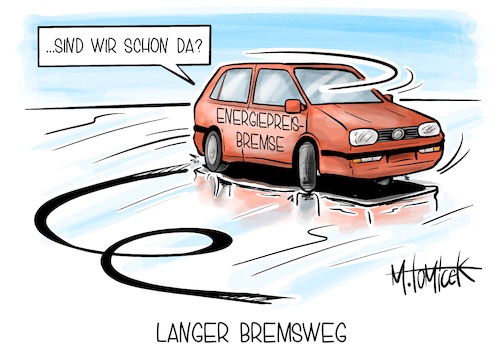 Langer Bremsweg