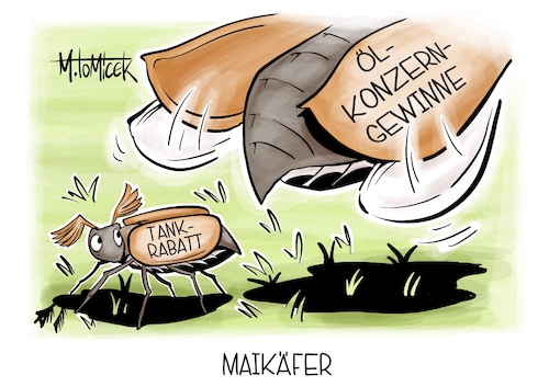 Cartoon: Maikäfer (medium) by Mirco Tomicek tagged spritpreis,spritpreise,preise,sprit,tanken,tankstellen,tankstelle,tankrabatt,rabatt,autos,autofahrer,maikäfer,karikatur,cartoon,pressekarikatur,mirco,tomicek,spritpreis,spritpreise,preise,sprit,tanken,tankstellen,tankstelle,tankrabatt,rabatt,autos,autofahrer,maikäfer,karikatur,cartoon,pressekarikatur,mirco,tomicek