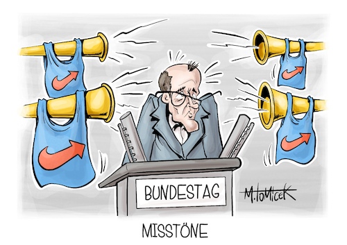 Cartoon: Misstöne (medium) by Mirco Tomicek tagged bundestag,debatte,generaldebatte,friedrich,merz,afd,alternative,für,deutschland,landtagswahl,wahl,wahlen,wahlergebnisse,sachsen,anhalt,bundeshaushalt,haushalt,debatten,karikatur,cartoon,pressekarikatur,mirco,tomicek,bundestag,debatte,generaldebatte,friedrich,merz,afd,alternative,für,deutschland,landtagswahl,wahl,wahlen,wahlergebnisse,sachsen,anhalt,bundeshaushalt,haushalt,debatten,karikatur,cartoon,pressekarikatur,mirco,tomicek