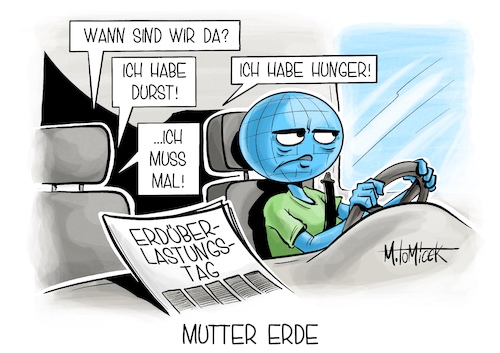 Cartoon: Mutter Erde (medium) by Mirco Tomicek tagged mutter,erde,erdüberlastungstag,erdüberlastung,ressourcen,menschheit,menschen,verbrauch,umwelt,umweltschutz,natur,naturschutz,reisen,urlaub,sommer,sommerferien,ferien,urlauber,karikatur,pressekarikatur,cartoon,mirco,tomicek,mutter,erde,erdüberlastungstag,erdüberlastung,ressourcen,menschheit,menschen,verbrauch,umwelt,umweltschutz,natur,naturschutz,reisen,urlaub,sommer,sommerferien,ferien,urlauber,karikatur,pressekarikatur,cartoon,mirco,tomicek