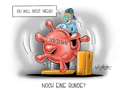 Cartoon: Noch eine Runde? (medium) by Mirco Tomicek tagged jens,spahn,cdu,gesundheitsminister,november,dezember,corona,covid19,lockdown,teil,shutdown,coronalockdown,coronaauflagen,auflagen,maßnahmen,schutzmaßnahmen,lockern,gelockert,verhängt,gesundheit,masken,mundnasenschutz,schutz,virus,viren,verbreitung,infektion,infektionszahlen,zahlen,rki,robert,koch,institut,fallzahlen,inzidenz,inzidenzwert,cartoon,karikatur,pressekarikatur,mirco,tomicek,jens,spahn,cdu,gesundheitsminister,november,dezember,corona,covid19,lockdown,teil,shutdown,coronalockdown,coronaauflagen,auflagen,maßnahmen,schutzmaßnahmen,lockern,gelockert,verhängt,gesundheit,masken,mundnasenschutz,schutz,virus,viren,verbreitung,infektion,infektionszahlen,zahlen,rki,robert,koch,institut,fallzahlen,inzidenz,inzidenzwert,cartoon,karikatur,pressekarikatur,mirco,tomicek