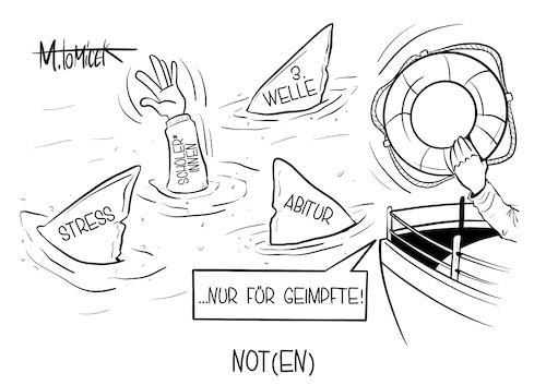 Cartoon: Noten (medium) by Mirco Tomicek tagged gewerkschaft,erziehung,wissenschaft,gew,abitur,abi,abiturprüfung,abiturprüfungen,prüfung,notfall,ausfallen,entfallen,schüler,schülerinnen,schule,lehrer,schulamt,prüfungen,corona,dritte,welle,geimpft,vorteile,impfungen,freiheit,spahn,cartoon,karikatur,pressekarikatur,mirco,tomicek,gewerkschaft,erziehung,wissenschaft,gew,abitur,abi,abiturprüfung,abiturprüfungen,prüfung,notfall,ausfallen,entfallen,schüler,schülerinnen,schule,lehrer,schulamt,prüfungen,corona,dritte,welle,geimpft,vorteile,impfungen,freiheit,spahn,cartoon,karikatur,pressekarikatur,mirco,tomicek