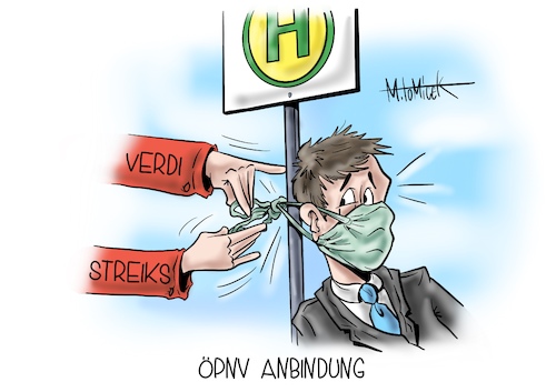 Cartoon: ÖPNV Anbindung (medium) by Mirco Tomicek tagged öpnv,öffentlicher,personen,nah,verkehr,bus,bahn,sbahn,verdi,steiks,streik,warnstreik,warn,protest,proteste,spaten,tarif,tarife,tarifverhandlung,vertrag,nahverkehr,ubahn,busse,beschäftigte,fahrer,pendler,dienst,geld,gehalt,gehälter,karikatur,cartoon,mirco,tomicek,öpnv,öffentlicher,personen,nah,verkehr,bus,bahn,sbahn,verdi,steiks,streik,warnstreik,warn,protest,proteste,spaten,tarif,tarife,tarifverhandlung,vertrag,nahverkehr,ubahn,busse,beschäftigte,fahrer,pendler,dienst,geld,gehalt,gehälter,karikatur,cartoon,mirco,tomicek