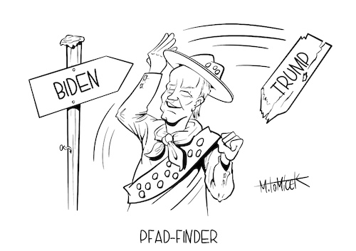 Cartoon: Pfad-Finder (medium) by Mirco Tomicek tagged joe,biden,kamala,harris,donald,trump,us,präsident,präsidentschaft,usa,amerika,arbeit,amt,amtwechsel,amtszeit,amtseinführung,weg,vereidigung,nachwirkung,pfadfinder,weißes,haus,washington,cartoon,karikatur,pressekarikatur,mirco,tomicek,joe,biden,kamala,harris,donald,trump,us,präsident,präsidentschaft,usa,amerika,arbeit,amt,amtwechsel,amtszeit,amtseinführung,weg,vereidigung,nachwirkung,pfadfinder,weißes,haus,washington,cartoon,karikatur,pressekarikatur,mirco,tomicek