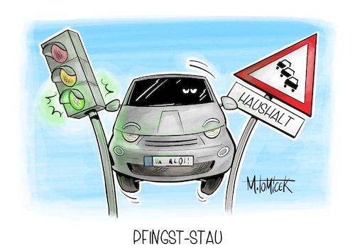 Pfingst-Stau
