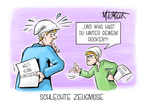 Schlechte Zeugnisse