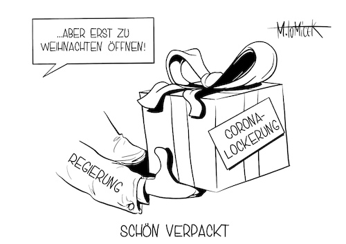 Cartoon: Schön Verpackt (medium) by Mirco Tomicek tagged coronagipfel,corona,gipfel,covid19,weihnachten,weihnachtsfeier,weihnachtsferien,ferien,weihnachtsfeiertage,feiertage,silvester,silvesterparty,party,silvesterfeier,kontakt,kontakte,kontaktbeschränkungen,beschränkungen,lockdown,shutdown,lockerung,lockerungen,regierung,deutschland,kontaktbeschränkung,beschränkung,cartoon,karikatur,pressekarikatur,mirco,tomicek,coronagipfel,corona,gipfel,covid19,weihnachten,weihnachtsfeier,weihnachtsferien,ferien,weihnachtsfeiertage,feiertage,silvester,silvesterparty,party,silvesterfeier,kontakt,kontakte,kontaktbeschränkungen,beschränkungen,lockdown,shutdown,lockerung,lockerungen,regierung,deutschland,kontaktbeschränkung,beschränkung,cartoon,karikatur,pressekarikatur,mirco,tomicek