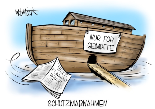 Cartoon: Schutzmaßnahmen (medium) by Mirco Tomicek tagged impfung,impfungen,alternative,impfpflicht,corona,maßnahmen,geimpfte,vollständig,geimpft,freiheiten,privilegien,privileg,virus,ansteckung,inzidenz,arche,weltklima,weltklimarat,klima,klimafolgen,klimaschutz,umwelt,erderwärmung,ökosystem,flut,hochwasser,naturkatastrophen,cartoon,karikatur,pressekarikatur,mirco,tomicek,impfung,impfungen,alternative,impfpflicht,corona,maßnahmen,geimpfte,vollständig,geimpft,freiheiten,privilegien,privileg,virus,ansteckung,inzidenz,arche,weltklima,weltklimarat,klima,klimafolgen,klimaschutz,umwelt,erderwärmung,ökosystem,flut,hochwasser,naturkatastrophen,cartoon,karikatur,pressekarikatur,mirco,tomicek