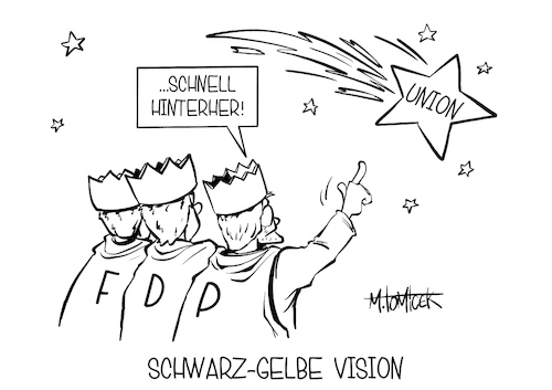 Schwarz-Gelbe Vision