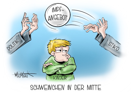 Cartoon: Schweinchen in der Mitte (medium) by Mirco Tomicek tagged kinder,jugendliche,jugend,kind,schüler,schülerinnen,jens,spahn,impfdruck,impfkampagne,impftermin,impfangebot,impfung,impfungen,impfempfehlung,empfehlung,stiko,ständige,impfkommission,kommission,politik,experte,impfexperte,empfehlungen,corona,cartoon,karikatur,pressekarikatur,mirco,tomicek,kinder,jugendliche,jugend,kind,schüler,schülerinnen,jens,spahn,impfdruck,impfkampagne,impftermin,impfangebot,impfung,impfungen,impfempfehlung,empfehlung,stiko,ständige,impfkommission,kommission,politik,experte,impfexperte,empfehlungen,corona,cartoon,karikatur,pressekarikatur,mirco,tomicek