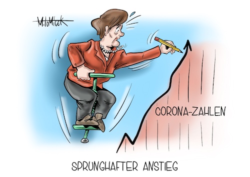 Sprunghafter Anstieg