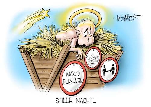 Cartoon: Stille Nacht... (medium) by Mirco Tomicek tagged weihnachten,weihnacht,silvester,weihnachtsfeier,weihnachtsferien,weihnachtsfeiertage,feiertage,silvesterparty,silvesterfeier,party,feier,feiern,gefeiert,länder,kontaktregeln,regeln,kontakt,kontaktverbot,kontaktbeschränkungen,beschränkungen,kontakteinschränkungen,einschränkungen,corona,covid19,virus,maßnahmen,kontaktbeschränkung,christ,kind,heiligabend,krippe,jesus,cartoon,karikatur,pressekarikatur,mirco,tomicek,weihnachten,weihnacht,silvester,weihnachtsfeier,weihnachtsferien,weihnachtsfeiertage,feiertage,silvesterparty,silvesterfeier,party,feier,feiern,gefeiert,länder,kontaktregeln,regeln,kontakt,kontaktverbot,kontaktbeschränkungen,beschränkungen,kontakteinschränkungen,einschränkungen,corona,covid19,virus,maßnahmen,kontaktbeschränkung,christ,kind,heiligabend,krippe,jesus,cartoon,karikatur,pressekarikatur,mirco,tomicek