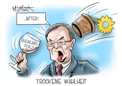 Cartoon: Trockene Wahlheit (medium) by Mirco Tomicek tagged landtagswahlen,landtags,landtag,wahlen,wahl,gewählt,briefwahl,hochrechnungen,hochrechnung,rheinland,pfalz,baden,württemberg,grüne,spd,cdu,armin,laschet,klatsche,malu,dreyer,winfried,kretschmann,koalition,ampel,rot,grün,gelb,sieger,politik,politiker,maskenaffäre,cartoon,karikatur,pressekarikatur,mirco,tomicek,landtagswahlen,landtags,landtag,wahlen,wahl,gewählt,briefwahl,hochrechnungen,hochrechnung,rheinland,pfalz,baden,württemberg,grüne,spd,cdu,armin,laschet,klatsche,malu,dreyer,winfried,kretschmann,koalition,ampel,rot,grün,gelb,sieger,politik,politiker,maskenaffäre,cartoon,karikatur,pressekarikatur,mirco,tomicek