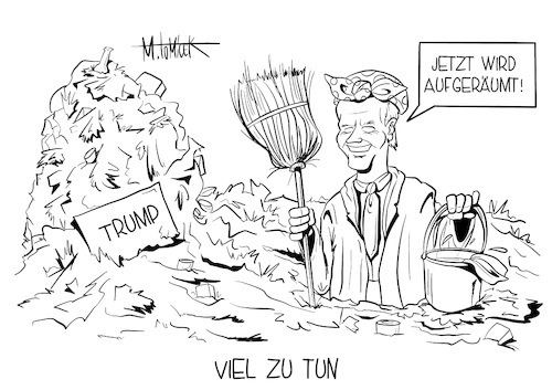 Cartoon: Viel zu tun (medium) by Mirco Tomicek tagged joe,biden,donald,trump,agenda,corona,krise,who,pandemie,migration,us,usa,president,präsident,präsidentschaftswahl,election,2020,wahl,wahlen,wähler,wahlkampf,electionday,vote,voting,amerika,america,neuer,united,states,kamala,harris,cartoon,karikatur,pressekarikatur,mirco,tomicek,joe,biden,donald,trump,agenda,corona,krise,who,pandemie,migration,us,usa,president,präsident,präsidentschaftswahl,election,2020,wahl,wahlen,wähler,wahlkampf,electionday,vote,voting,amerika,america,neuer,united,states,kamala,harris,cartoon,karikatur,pressekarikatur,mirco,tomicek