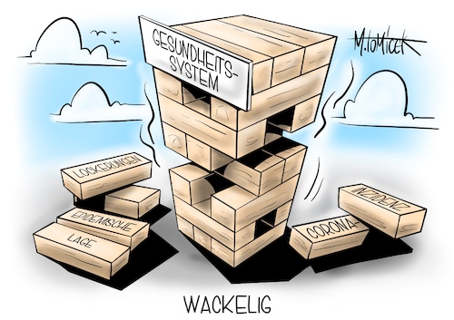 Cartoon: Wackelig (medium) by Mirco Tomicek tagged epidemische,lage,pandemie,endet,enden,nicht,mehr,verlängert,25,november,freedom,day,ampelkoalition,koalition,ampel,steigende,infektionszahlen,zahlen,infektion,inzidenz,inzidenzwert,corona,krankenhäuser,krankenhaus,überlastung,lockerungen,lockerung,gesundheit,gesundheitssystem,ärzte,intensivbetten,cartoon,karikatur,pressekarikatur,mirco,tomicek,epidemische,lage,pandemie,endet,enden,nicht,mehr,verlängert,25,november,freedom,day,ampelkoalition,koalition,ampel,steigende,infektionszahlen,zahlen,infektion,inzidenz,inzidenzwert,corona,krankenhäuser,krankenhaus,überlastung,lockerungen,lockerung,gesundheit,gesundheitssystem,ärzte,intensivbetten,cartoon,karikatur,pressekarikatur,mirco,tomicek