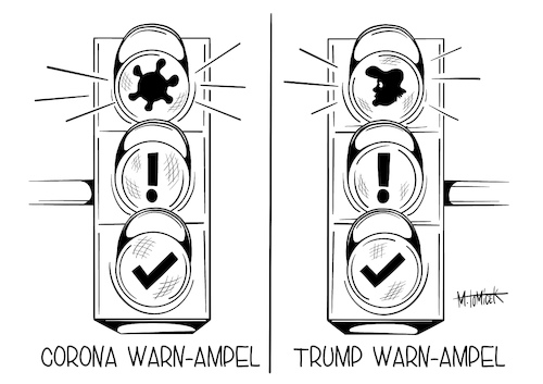 Cartoon: Warn-Ampel (medium) by Mirco Tomicek tagged österreich,ampel,corona,coronaampel,covid19,warn,warnung,risiko,donald,trump,usa,amerika,us,president,präsident,fake,news,lügen,wahl,wahlbetrug,briefwahl,präsidentschaftswahl,lügenpresse,presse,warnsystem,cartoon,karikatur,mirco,tomicek,österreich,ampel,corona,coronaampel,covid19,warn,warnung,risiko,donald,trump,usa,amerika,us,president,präsident,fake,news,lügen,wahl,wahlbetrug,briefwahl,präsidentschaftswahl,lügenpresse,presse,warnsystem,cartoon,karikatur,mirco,tomicek