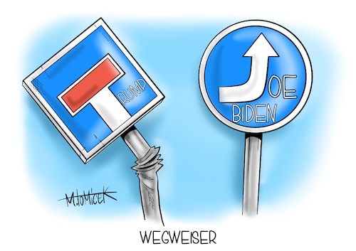 Cartoon: Wegweiser (medium) by Mirco Tomicek tagged joe,biden,us,präsident,usa,amerika,america,donald,trump,amt,amtseinführung,machtwechsel,amtswechsel,washington,kapitol,präsidentschaft,maßnahmen,pariser,klimaabkommen,austritt,who,weltgesundheitsorganisation,vereidigung,wahlen,amtsantritt,cartoon,karikatur,pressekarikatur,mirco,tomicek,joe,biden,us,präsident,usa,amerika,america,donald,trump,amt,amtseinführung,machtwechsel,amtswechsel,washington,kapitol,präsidentschaft,maßnahmen,pariser,klimaabkommen,austritt,who,weltgesundheitsorganisation,vereidigung,wahlen,amtsantritt,cartoon,karikatur,pressekarikatur,mirco,tomicek