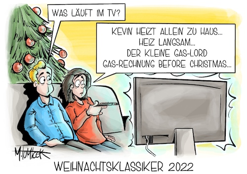 Cartoon: Weihnachtsklassiker 2022 (medium) by Mirco Tomicek tagged weihnachten,tv,fernsehen,fernseher,filme,serien,klassiker,weihnachtsklassiker,feiertage,weihnachtsfeiertage,weihnachtsfest,karikatur,pressekarikatur,cartoon,mirco,tomicek,weihnachten,tv,fernsehen,fernseher,filme,serien,klassiker,weihnachtsklassiker,feiertage,weihnachtsfeiertage,weihnachtsfest,karikatur,pressekarikatur,cartoon,mirco,tomicek