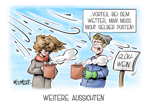 Cartoon: Weitere Aussichten (medium) by Mirco Tomicek tagged stürmisches,wetter,wetterlage,aussichten,wetteraussichten,regen,sturm,wind,weihnachtsmarkt,weihnachten,adventszeit,adventsmarkt,glühwein,weihnachtszeit,karikatur,pressekarikatur,cartoon,mirco,tomicek,stürmisches,wetter,wetterlage,aussichten,wetteraussichten,regen,sturm,wind,weihnachtsmarkt,weihnachten,adventszeit,adventsmarkt,glühwein,weihnachtszeit,karikatur,pressekarikatur,cartoon,mirco,tomicek