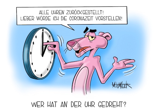 Wer hat an der Uhr gedreht?