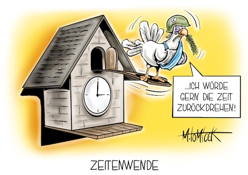 Cartoon: Zeitenwende (medium) by Mirco Tomicek tagged zeitenwende,wende,zeit,frieden,friedenstaube,russland,sanktionen,ukraine,krieg,rohstoffe,flucht,flüchtlinge,kraftstoff,diesel,benzin,politik,außenpolitik,sommer,sommerzeit,winterzeit,uhr,vorstellen,uhrzeit,umstellen,cartoon,karikatur,pressekarikatur,mirco,tomicek,zeitenwende,wende,zeit,frieden,friedenstaube,russland,sanktionen,ukraine,krieg,rohstoffe,flucht,flüchtlinge,kraftstoff,diesel,benzin,politik,außenpolitik,sommer,sommerzeit,winterzeit,uhr,vorstellen,uhrzeit,umstellen,cartoon,karikatur,pressekarikatur,mirco,tomicek