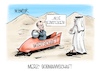 Cartoon: Merz Bobmannschaft (small) by Mirco Tomicek tagged olympia,olympischen,winterspiele,spiele,olympisch,mailand,winter,bob,bobmannschaft,friedrich,merz,wirtschaft,energien,öl,gas,katar,saudi,arabien,golf,golfregion,karikatur,pressekarikatur,mirco,tomicek