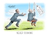 Cartoon: Neuer Schwung (small) by Mirco Tomicek tagged migration,migrationspolitik,asyl,flüchtlinge,asylpolitik,friedrich,merz,olaf,scholz,gespräche,anschlag,solingen,attacke,messeranschlag,neuer,schwung,landtagswahlen,thüringen,sachsen,wahlen,wahl,karikatur,pressekarikatur,cartoon,mirco,tomicek