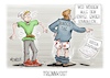 Cartoon: Trennkost (small) by Mirco Tomicek tagged reformen,reform,bundestag,abgeordnete,politiker,diät,diätenerhöhung,ausgesetzt,reformpläne,koalition,regierung,michel,karikatur,cartoon,pressekarikatur,mirco,tomicek