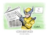 Cartoon: Verschärfungen (small) by Mirco Tomicek tagged solingen,messerattacke,anschlag,attacke,debatte,diskussion,messer,messerverbot,verbot,wolverine,marvel,cartoon,karikatur,pressekarikatur,mirco,tomicek