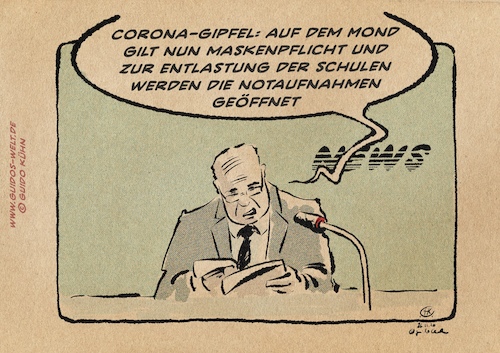 Cartoon: Das ist ja wohl der Coronagipfel (medium) by Guido Kuehn tagged corona,gipfel,maßnahmen,corona,gipfel,maßnahmen