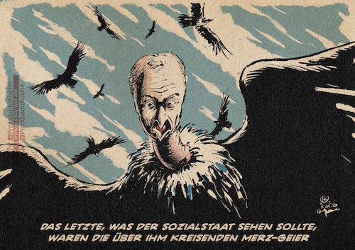 Cartoon: Friedrich merz (medium) by Guido Kuehn tagged friedrich,merz,cdu,werte,union